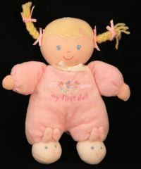 Carters Child of Mine MY FIRST DOLL Pink Girl Rattle